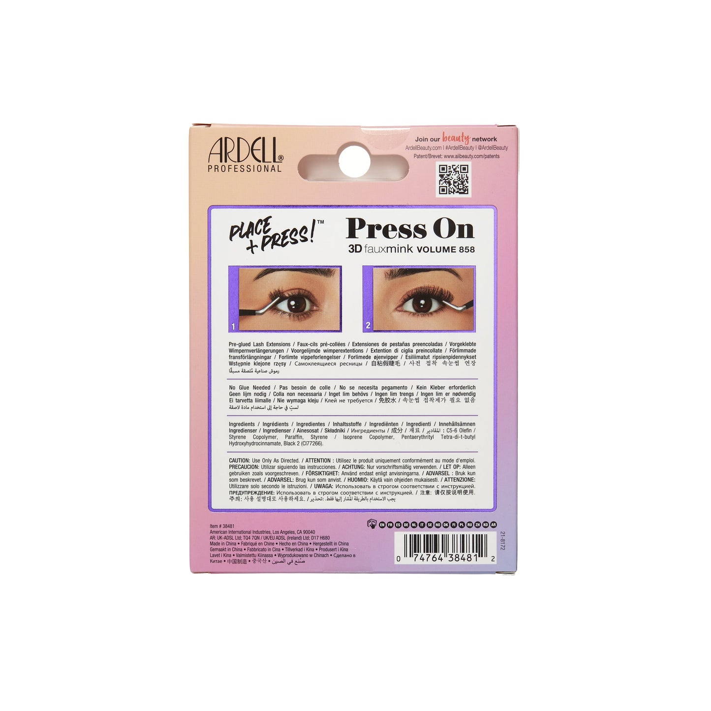Ardell Press On Overlash Back