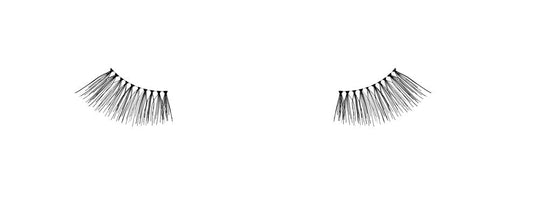 A pair of Ardell Accents 315 - Black color variant featuring its fine and slightly half clustered lashes
