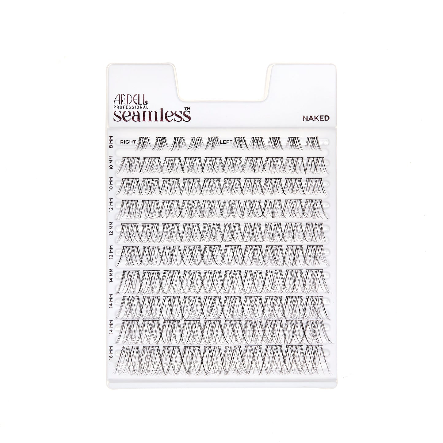 Tray of Seamless Underlash Extensions Naked 100 ct
