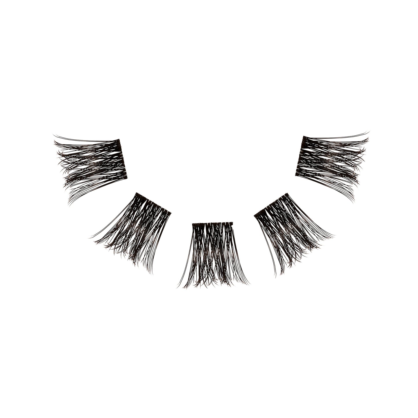 Floating set of Seamless Underlash Fauxmink D Curl with Invisiband
