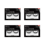 Four packages of Ardell fauxmink eyelashes on a white background