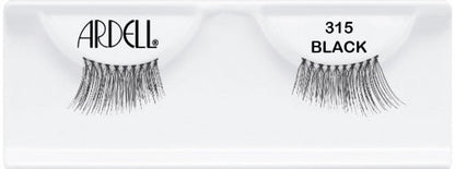 Ardell 315 Black Accent Lashes – Lightweight half lashes designed for subtle outer corner volume and natural eye enhancement.