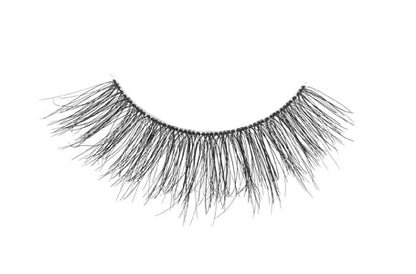 Close-up of an Ardell Naked Lash 427 false lash for the right eye with longer length & extra fullness