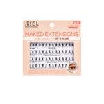 Ardell Naked Extensions lashes pack with 56 knot-free individual lashes in varying lengths for soft 3D volume