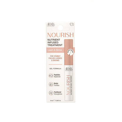 Nourish Lash & Brow Treatment Gel Front Packaging