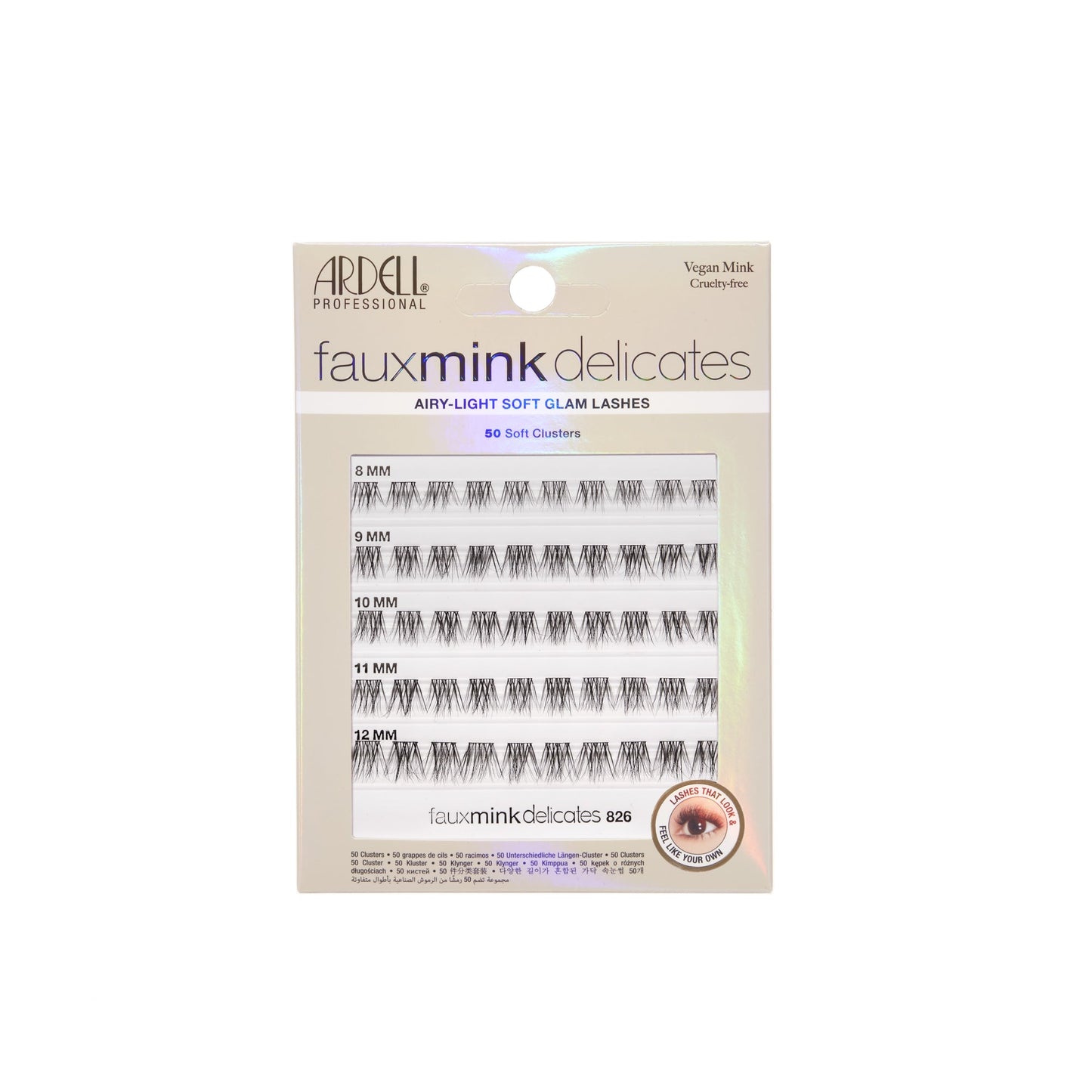 Fauxmink Delicates Clusters 826 50 ct Front Package