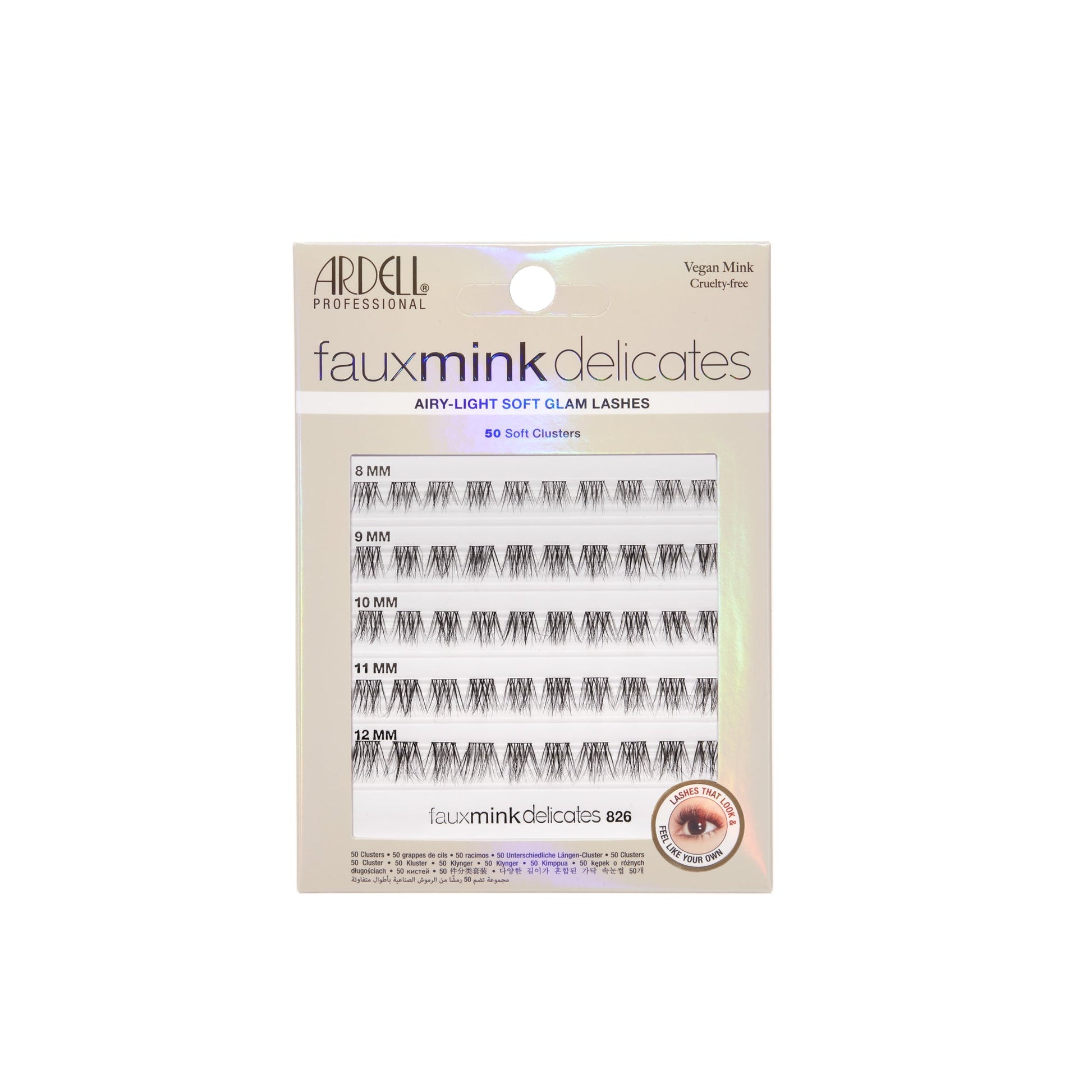 Fauxmink Delicates Clusters 826 50 ct Front Package