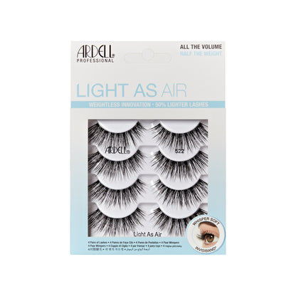 Ardell Light As Air 522 lashes packaging on a white background