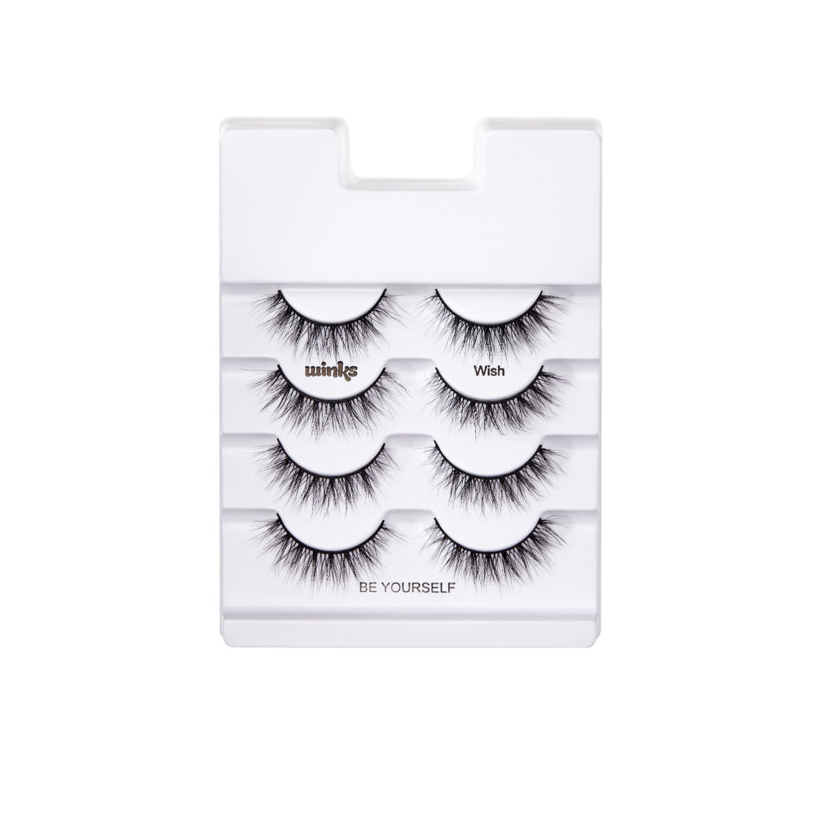 Winks Be Yourself Lashes Wish 4 pack in tray