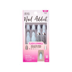 Sealed wall-hook ready packaging of Ardell Nail Addict Flash & Sparkle Blazing Heart