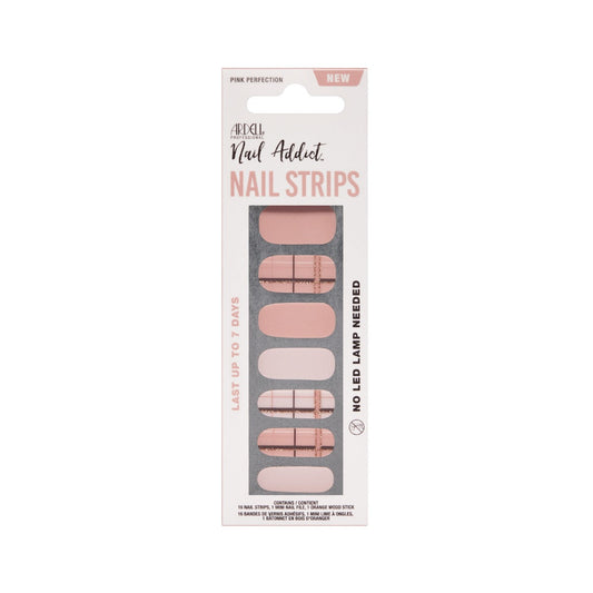 Front face of Ardell Nail Addict Nails Strips pack.