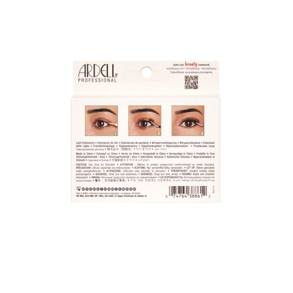 Ardell Kitten Eye Refill 3-Pack – Back packaging with product details and usage tips.