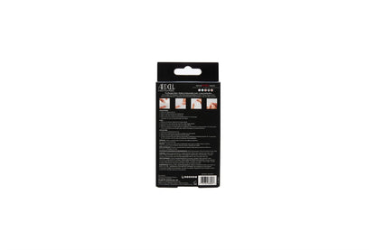 The back labeled details of Ardell Nail Addict Premium Artificial Nail Set in Natural long variant packaging