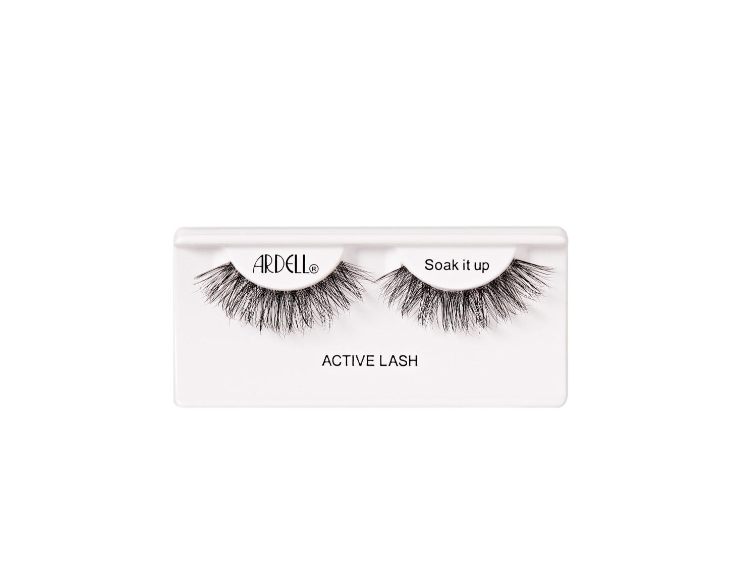 Ardell Active Lash Soak It Up lashes offer volume and comfort, made for durability during active, sweaty routines.