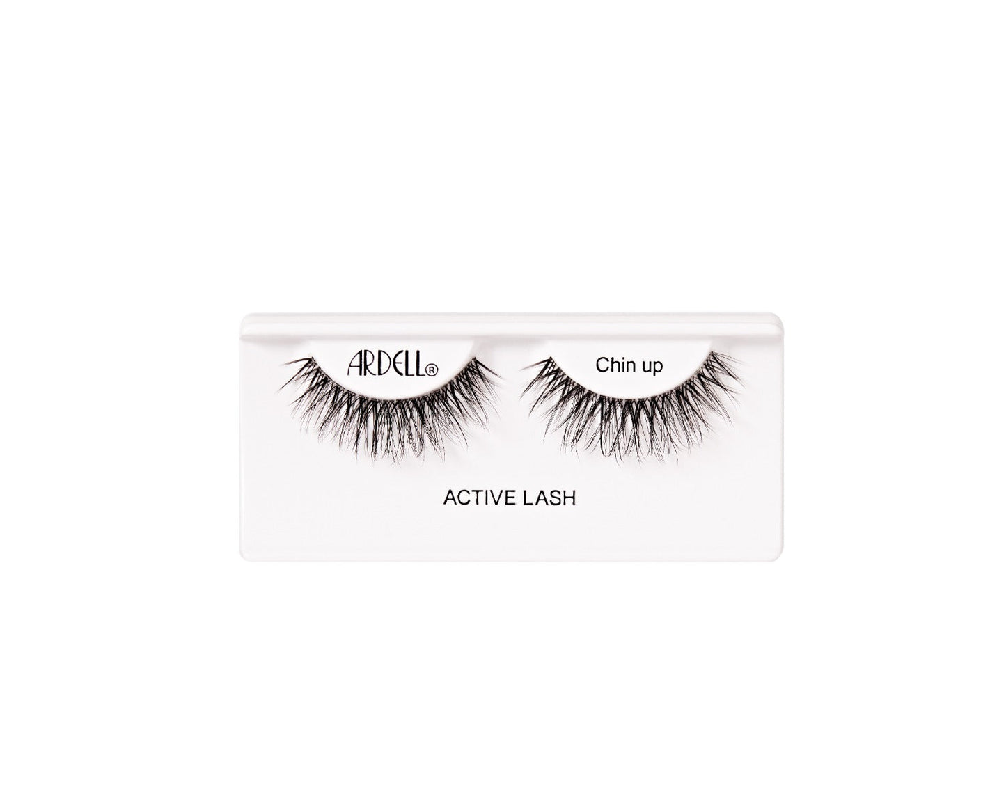 Ardell Active Lash Chin Up lashes are flared, lightweight, and sweat-resistant—ideal for an on-the-go glam look.