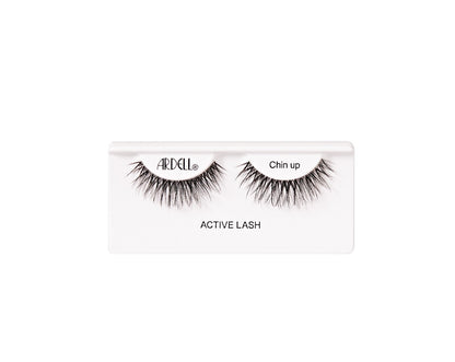 Ardell Active Lash Chin Up lashes are flared, lightweight, and sweat-resistant—ideal for an on-the-go glam look.