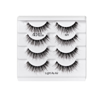 4 pair of lashes on tray